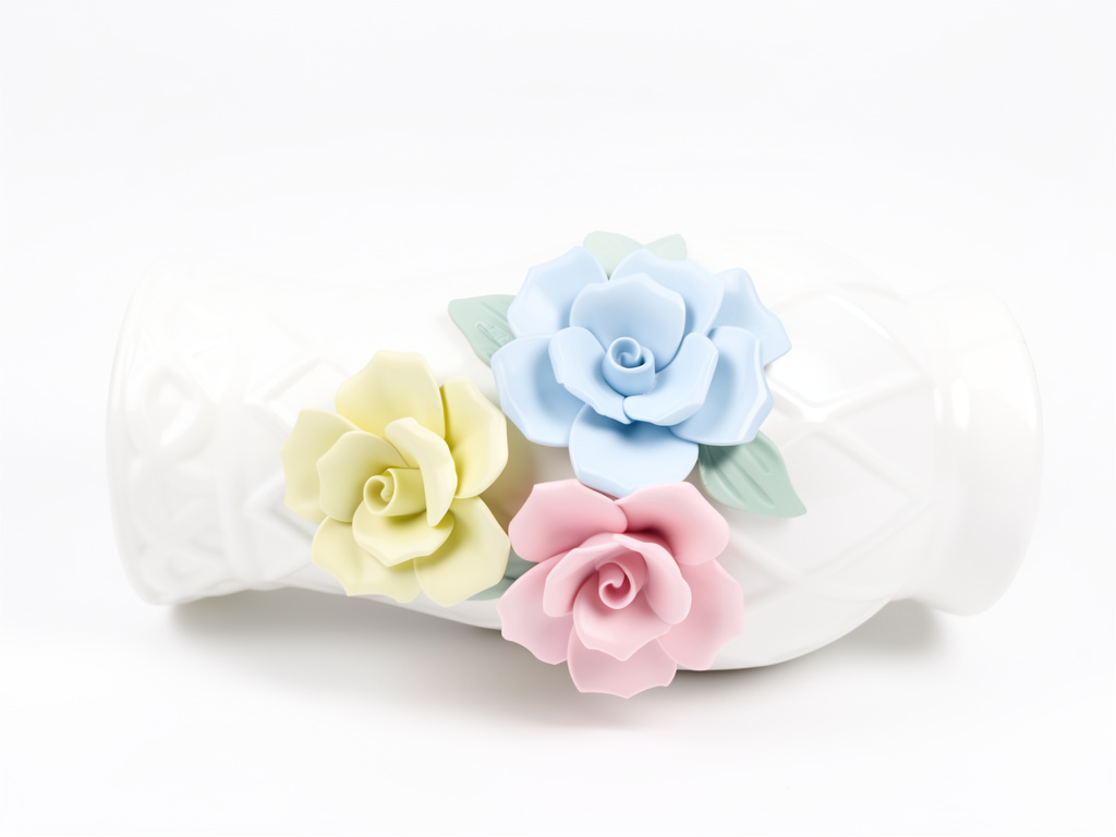 Florero con flores 20 cms