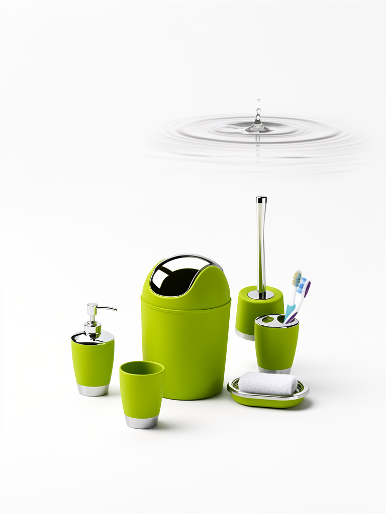 Set baño verde