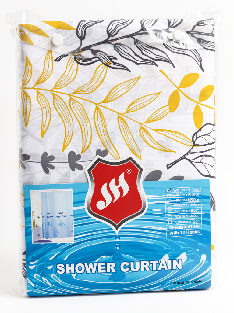 Cortina de baño lavable