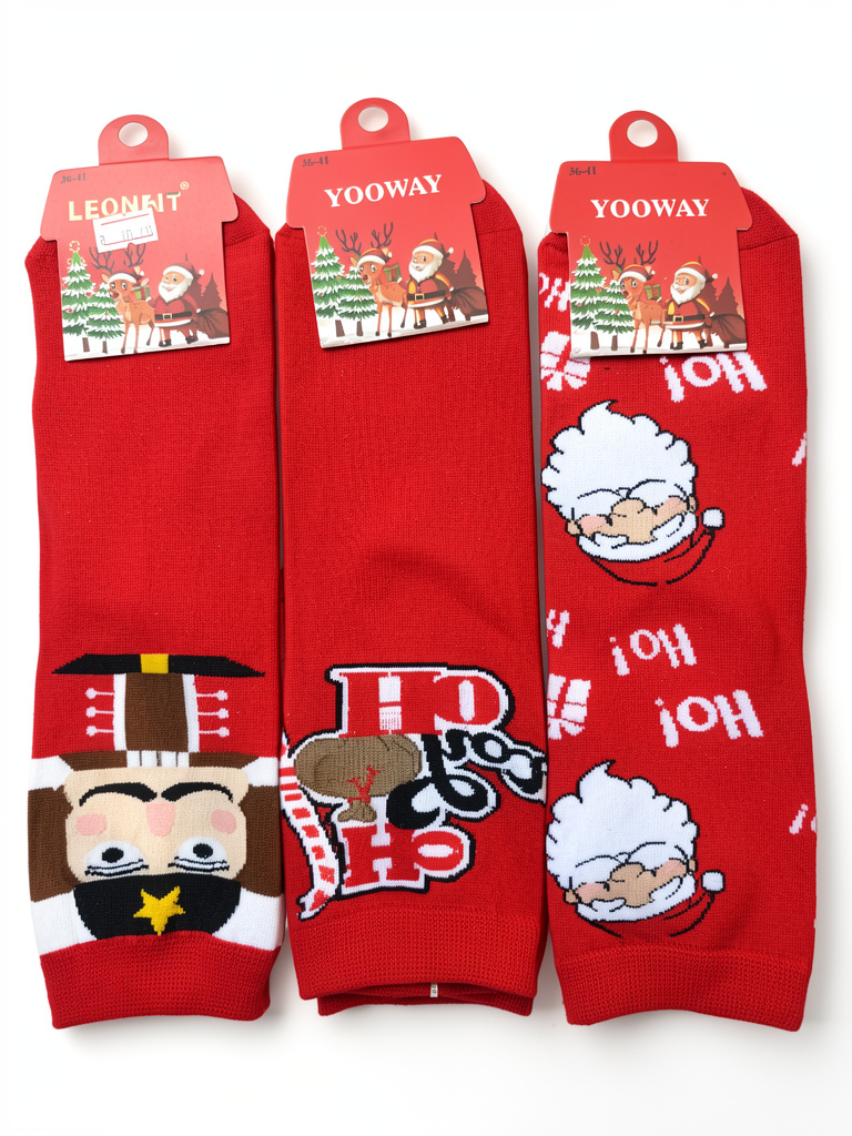 Calcetín Rojo Navideño Yooway