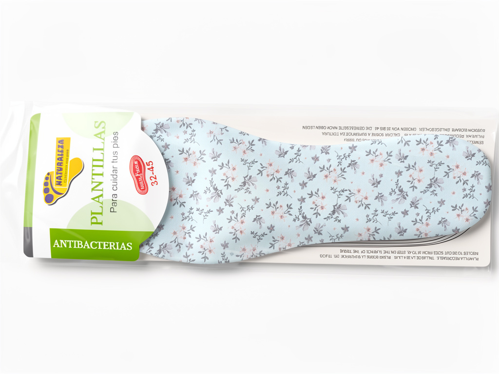 Naturaleza plantillas antibacterianas