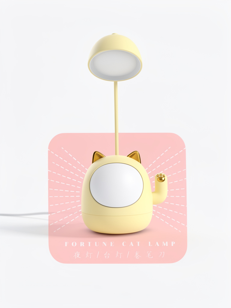 Lámpara Led recargable Gato