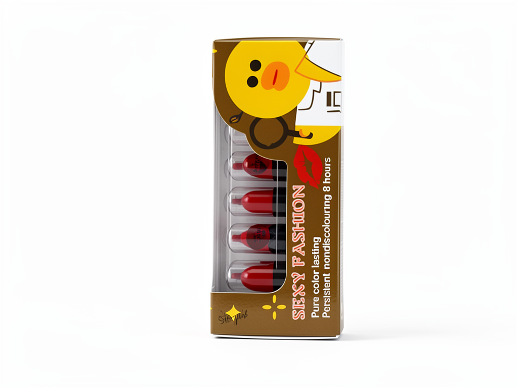 Labiales rojos niño