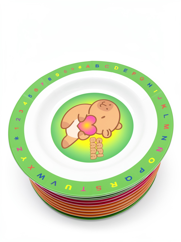 Plato infantil semi hondo