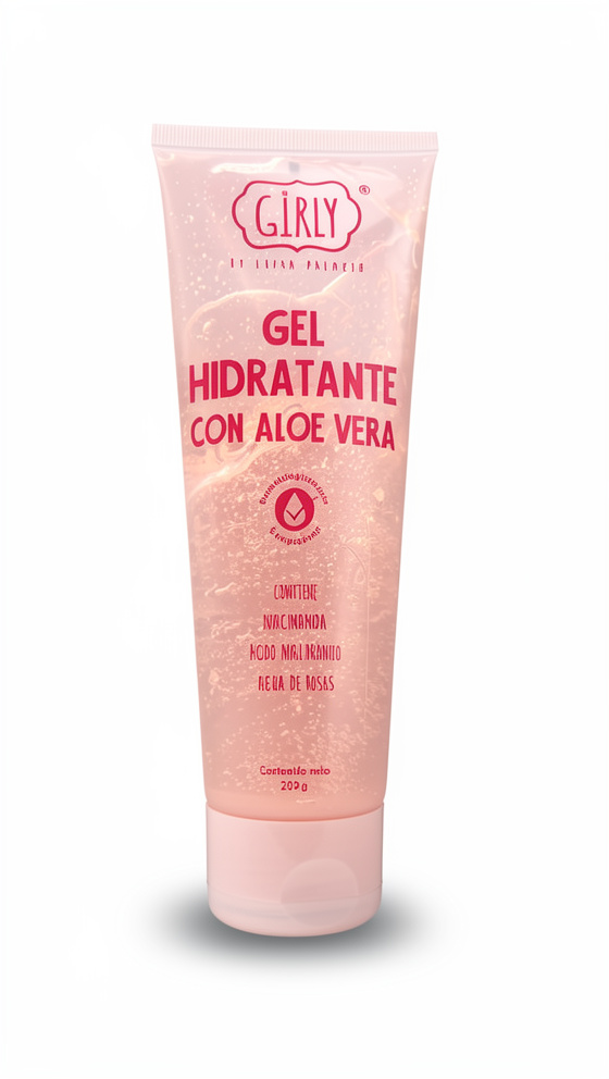 Gel hidratante con aloe vera girly 200g