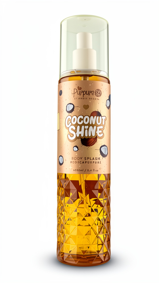coconut shine splash 250ml purpure