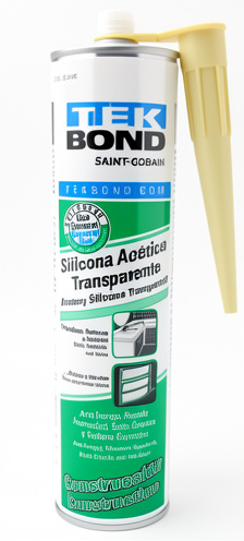Silicona Tek bond transparente 280ml