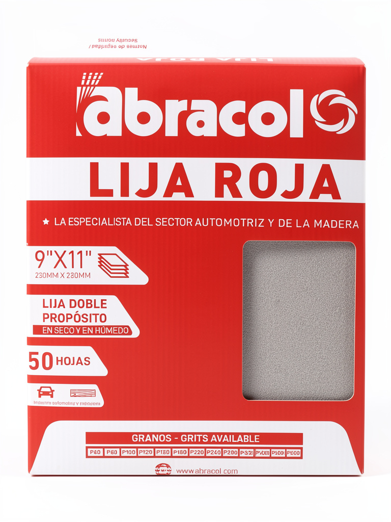 Abralcol lija roja #80