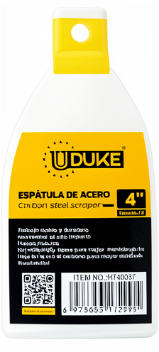 Espátula focci M/plástico 4"
