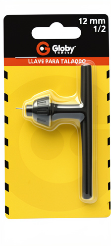 llave taladro blister de 1/2globy