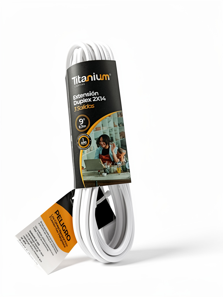 TITANIUN EXTENCION duple 2x14-2.7mts 9ft