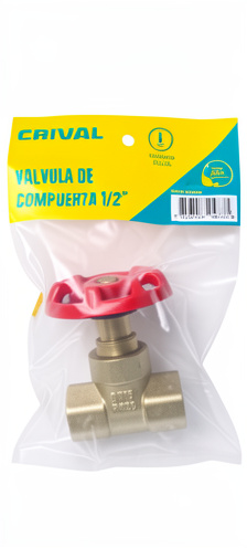 llave paso tipo mariposa grival 1/2"