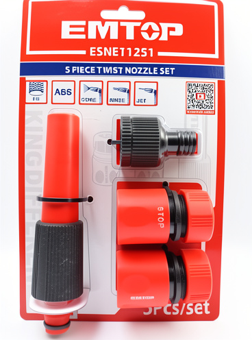 pitorro mangera plastico Emtop 5pcs
