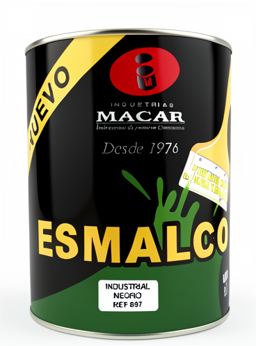 Pintura esmalte negra