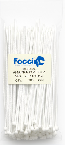 amarras 15cmx100 blancas