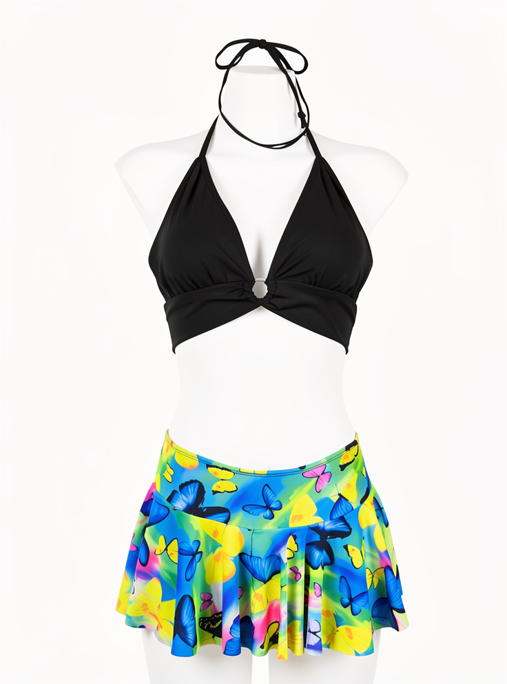 TRAJE BIKINI CON FALDA DE 2 PIEZAS