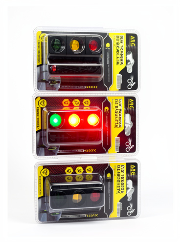 LUZ DE TRASERA PARA BISICLETA TIPO SEMAFORO