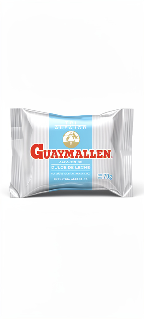 ALFAJOR GUAYMALLEN TRIPLE BLANCO 70g