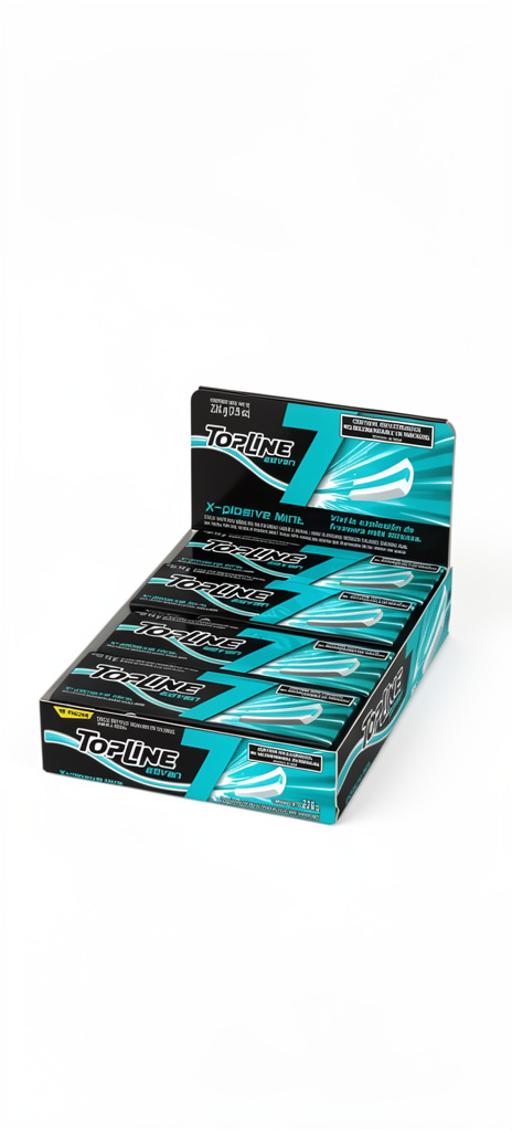CHICLE TOPLINE DE MENTA