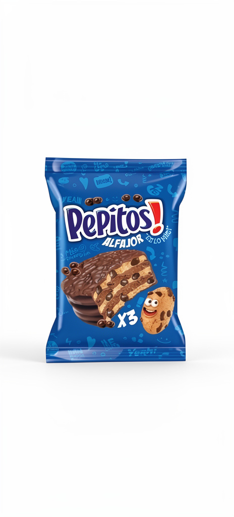 ALFAJOR PEPITOS! TRIPLE 57g