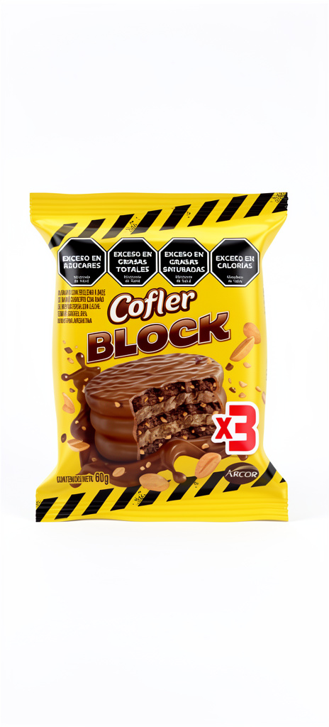 ALFAJOR COFLER TRIPLE BLOCK 60g