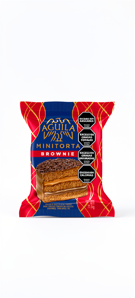 ALFAJOR AGUILA MINI TORTA BROWNIE 74g