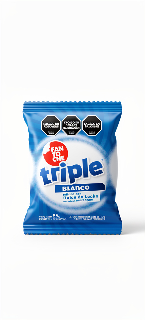 ALFAJOR FANTOCHE TRIPLE BLANCO 85g