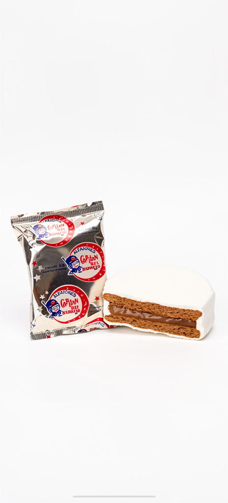 ALFAJOR CAPITÁN DEL ESPACIO SIMPLE BLANCO.