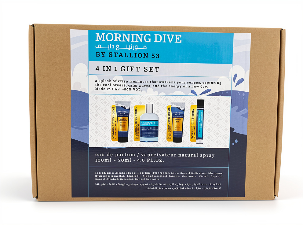 SET EMPER MORNING LIVE BY STALLION 53 UNISEX(4 PC)