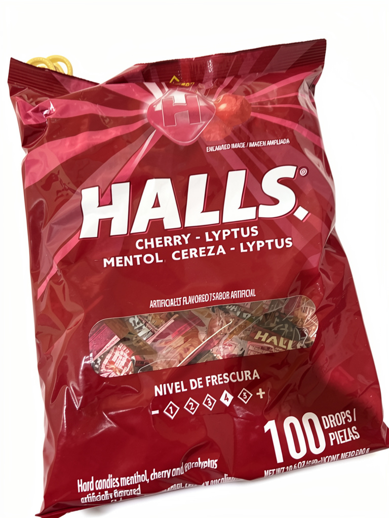 Menta HALLS roja