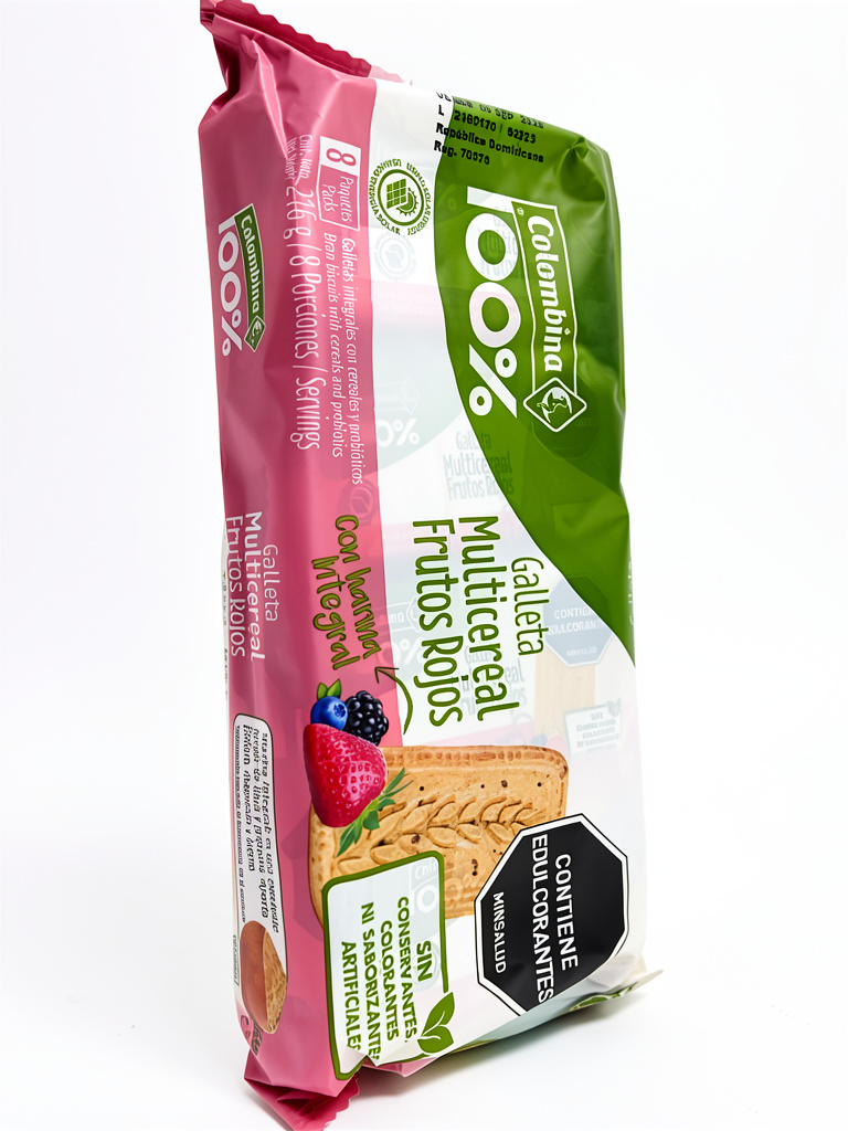 Colombina Galletas multicereal frutos rojos