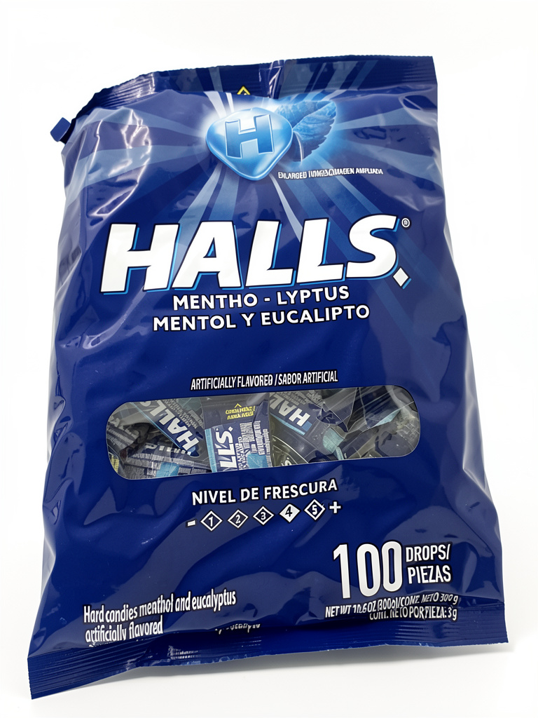 Menta HALLS Azul