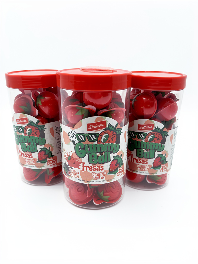 Delizola Gummy Ball fresa