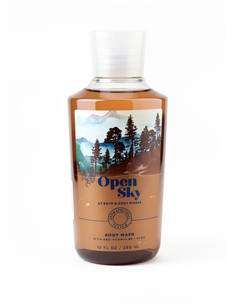 Open sky body wash