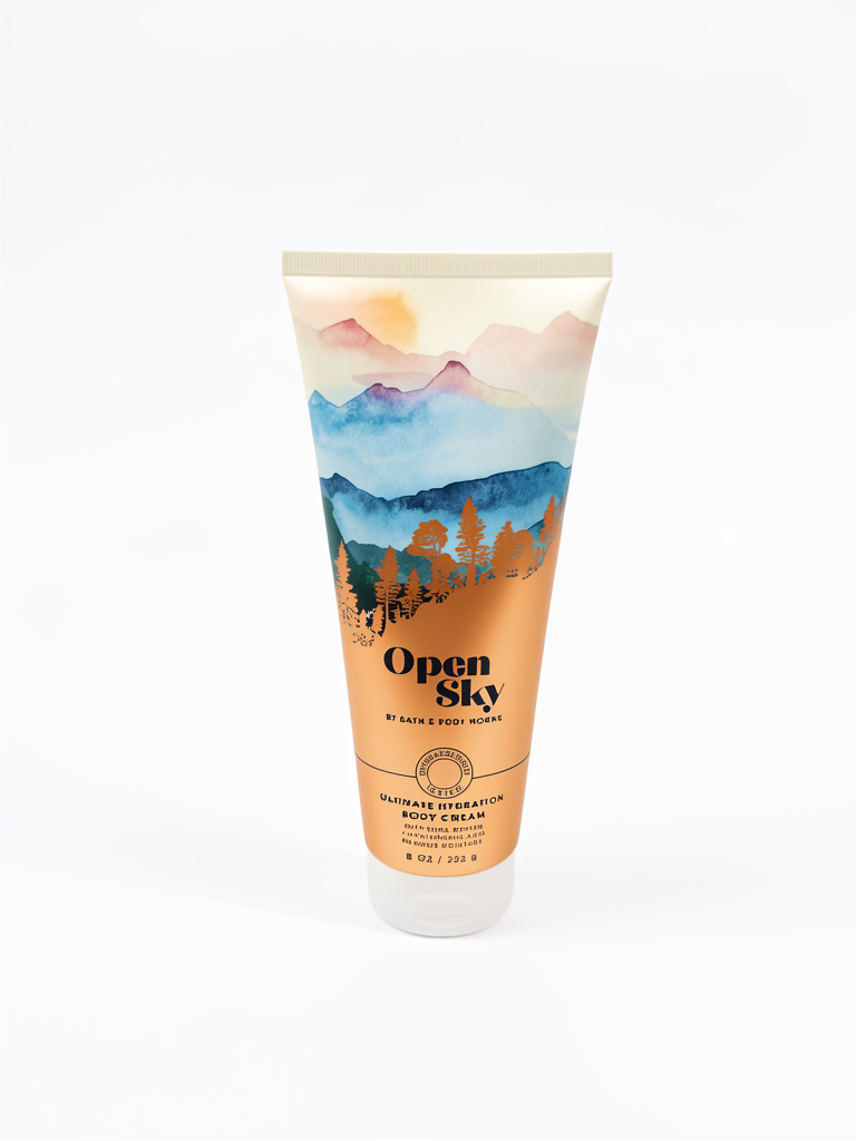 Open sky body cream