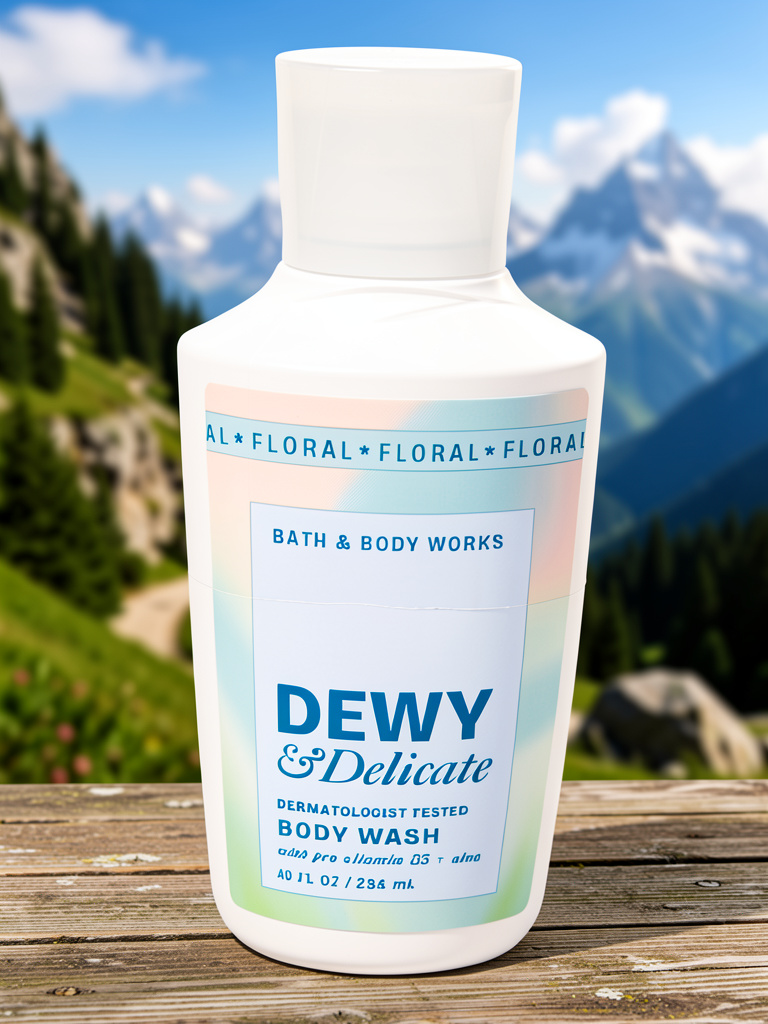 Dewy delicate body wash