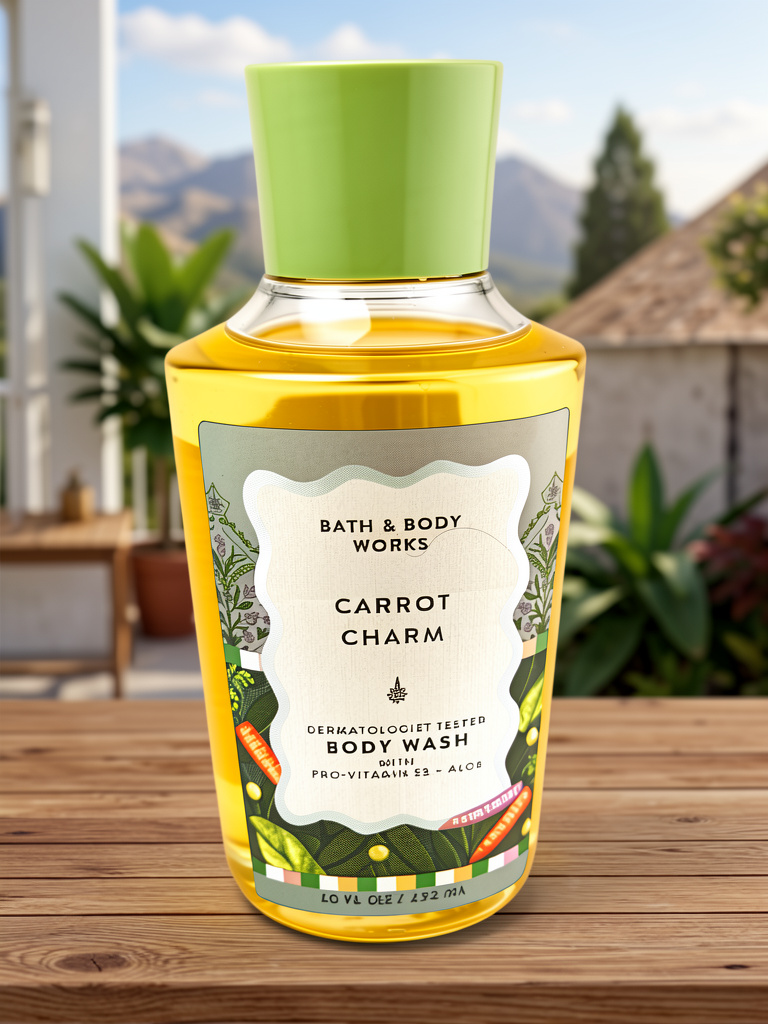 Carrot Charm Body wash