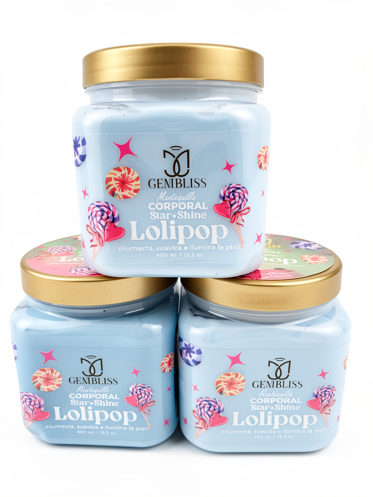 MANTEQUILLA CORPORAL LOLLIPOP GEMBLISS (400 g)