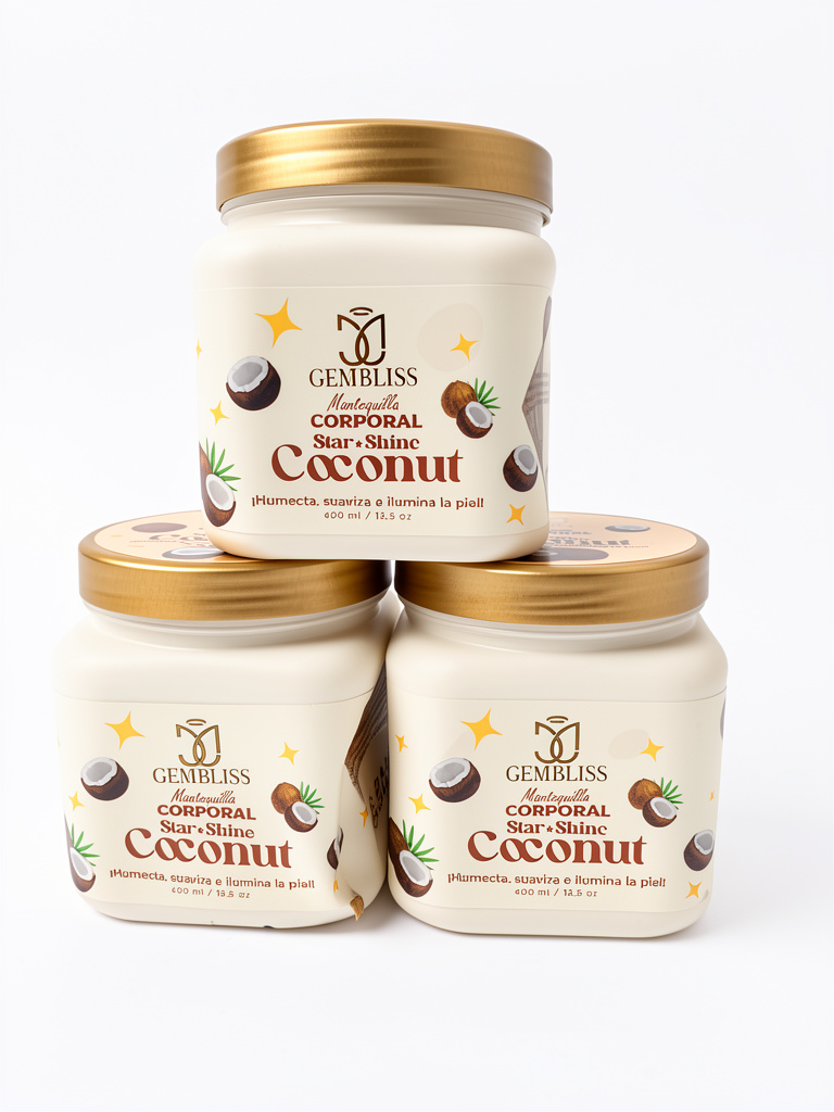 MANTEQUILLA CORPORAL DE COCO GEMBLISS (400 g)