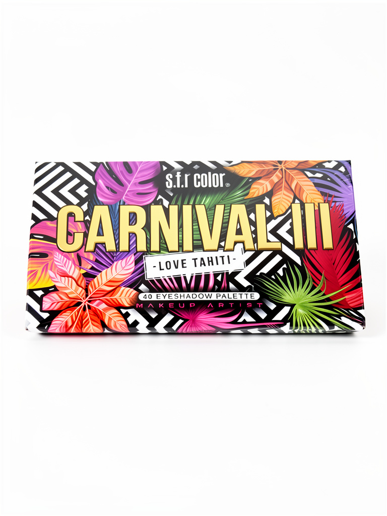 PALETA DE SOMBRAS CARNIVAL III LOVE TAHITI S.F.R COLOR (40 TONOS)