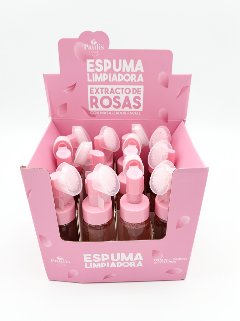ESPUMA LIMPIADORA EXTRACTO DE ROSAS PAULIS (240 g)