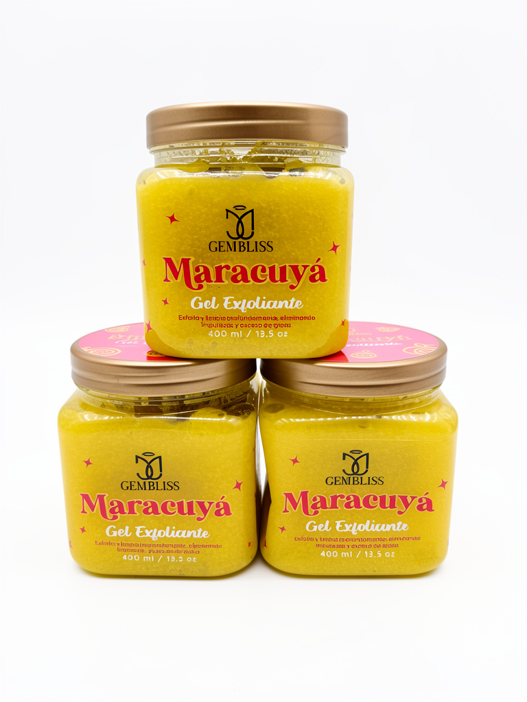 GEL EXFOLIANTE DE MARACUYÁ GEMBLISS (400 g)