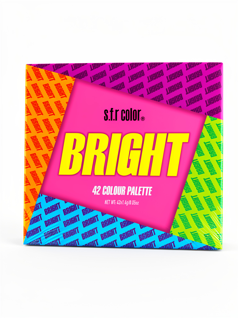 PALETA DE SOMBRAS BRIGHT 42 TONOS S.F.R COLOR