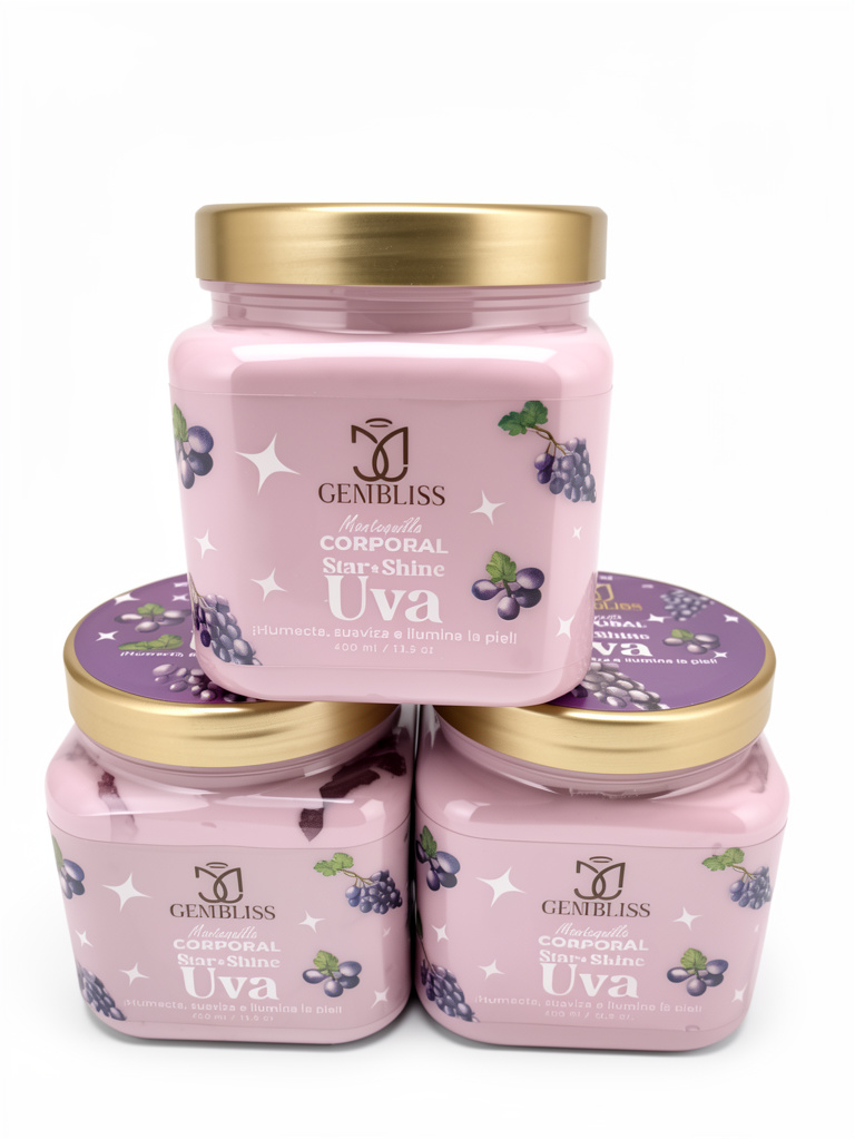 MANTEQUILLA CORPORAL DE UVA GEMBLISS (400 g)