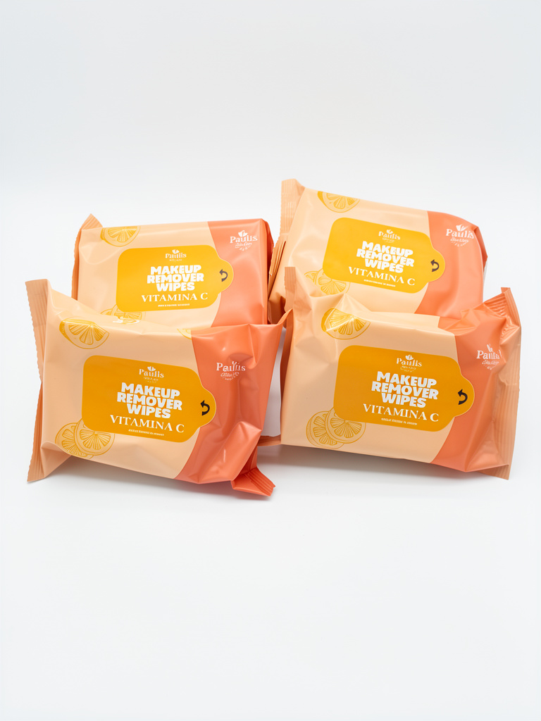 TOALLITAS DESMAQUILLANTES VITAMINA C PAULIS (30 Uds)
