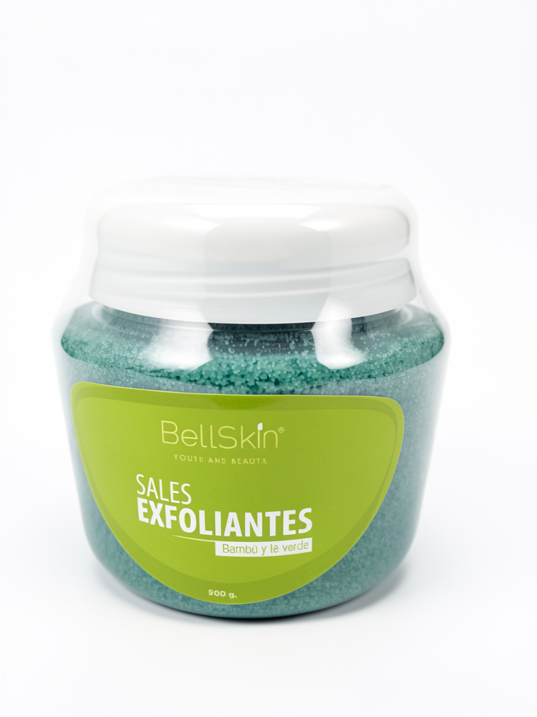 SALES EXFOLIANTES BAMBÚ Y TÉ VERDE BELLSKIN (500 g)