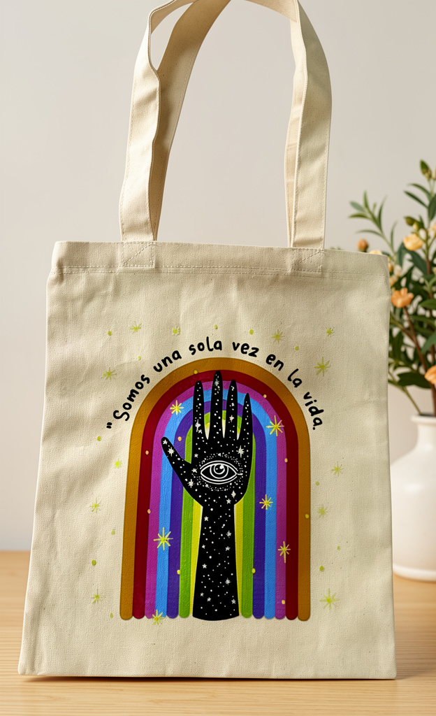 Tote Bag Lona (cremallera)