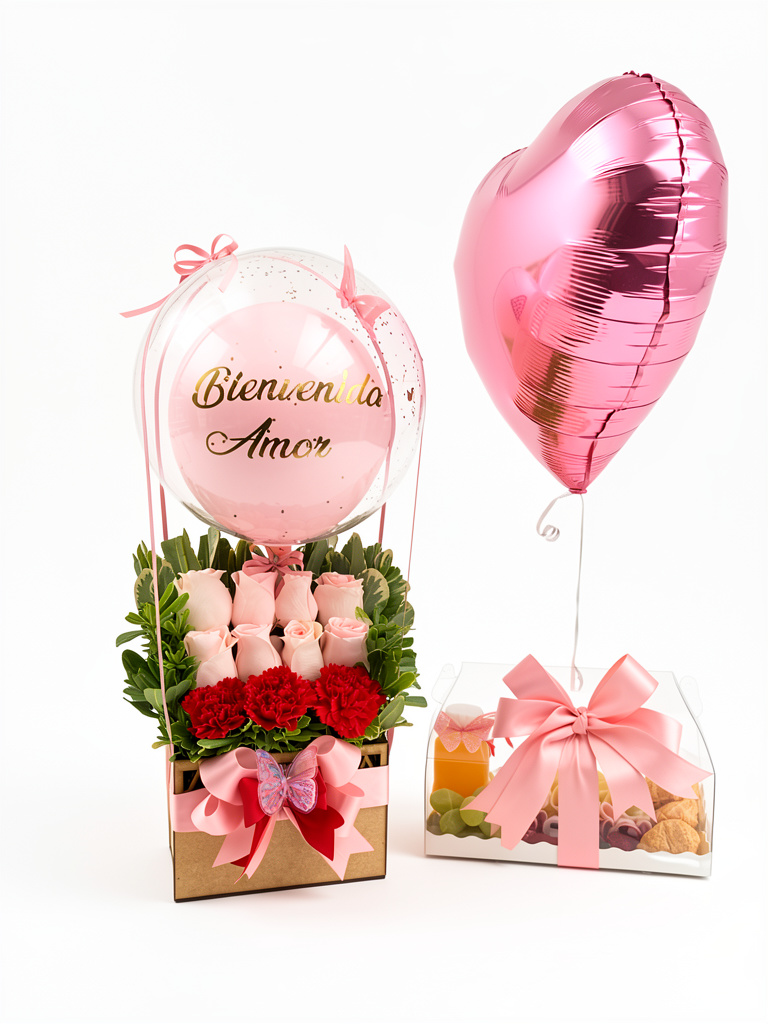 Caja de flores y picadera