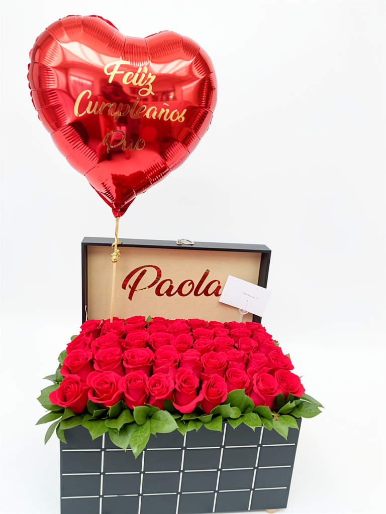 Baul Estándar de Rosas Importadas