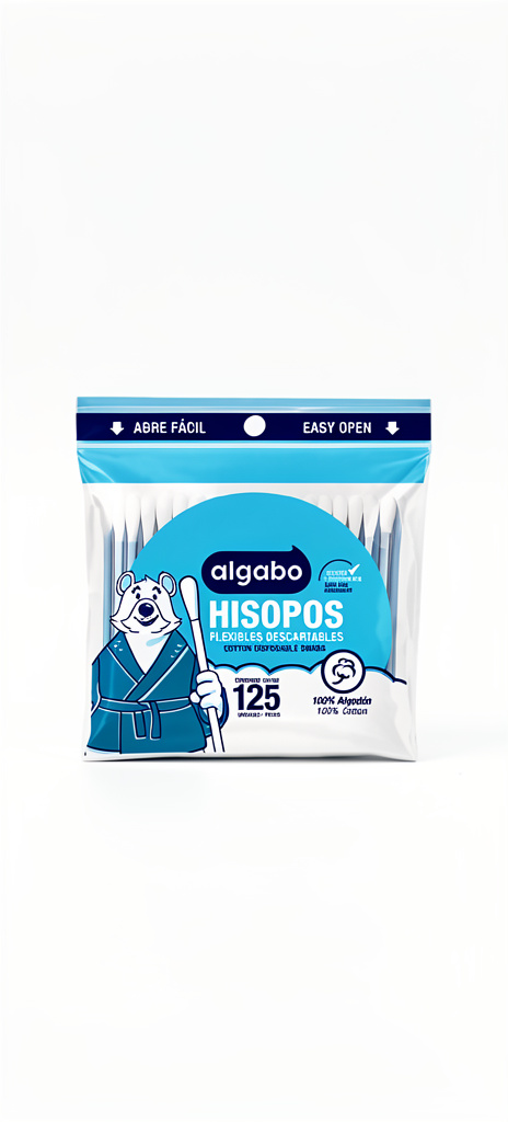 hisopos flexibles 125u
